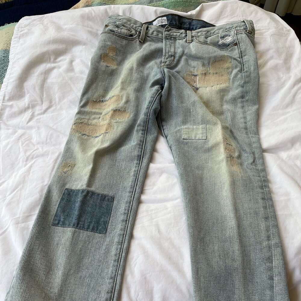 Womens GAP 1969 Patchwork Jeans, Size 14 P